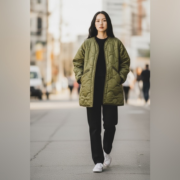 NEW USGI Cold Weather Vintage U.S. Military Night Desert Camo Parka LinerMedium - Picture 1 of 4